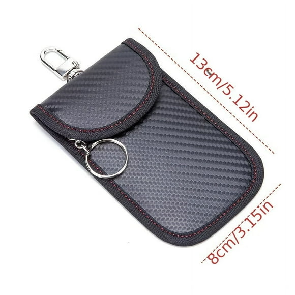 QUTETN Faraday Car Key Bag 1pc Faraday Bag | Car Key Signal Blocking Bag | Key Entry Car Key Box | RFID Blocking Bag for Car Safety | Anti-theft Remote Control Entry Key Protection