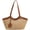 Light-brown, variant on Straw Tote Bag for Women Woven Raffia Shoulder Bag Adjustable Top Handle Summer Beach Handbag for Casual Vacation Travel