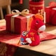 thumbnail image 5 of Mascota de recuerdo de caballo de peluche de Año Nuevo chino con cascabel y cola de borla Naranja Rojo 15cm, 5 of 5
