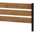 thumbnail image 3 of Twin Bed Frame with Wood Headboard and Metal Slats Support Platform Bed Frame with Storage No Box Spring Needed, 3 of 8