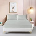 thumbnail image 4 of Fitted and Flat Sheets Single 1 PC Solid Color Deep Pocket Stain Resistant 2500, 4 of 20