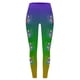 thumbnail image 3 of MKLEKYY Leggings deportivos casuales de yoga con estampado de carnaval para mujer, leggings de moda, 3 of 3