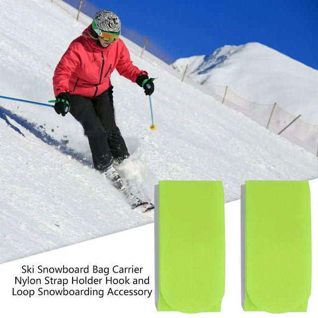 Pack Of 2 Ski Snowboard Strap Ski Snowboard Fastener Straps For Easy Transportation Of Your Ski Gear