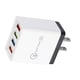 thumbnail image 5 of 4 USB Travel Wall 3A Cargador de carga rápida Adaptador de enchufe de EE. UU. (Gris) 5PCS, 5 of 6