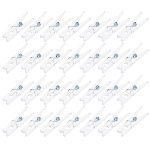unbranded 100Ud Clips Para Fotos Transparentes Con Alta Resistencia Para Sujetar Tarjetas