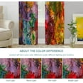 thumbnail image 6 of Colorful Abstract Paint Blackout Window Curtains, Multicolor Modern Artist Thermal Insulated Curtains Grommet Top Window Drapes for Living Room, Bedroom-52"W x 54"L (Pack of 2), 6 of 7