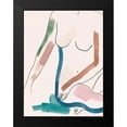 thumbnail image 2 of Wang, Melissa 12x14 Black Modern Framed Museum Art Print Titled - Seated Female Figure IV, 2 of 5