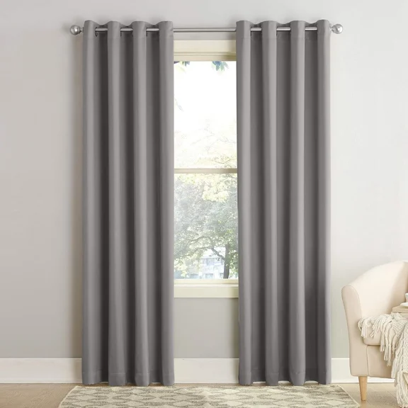 Barrow Energy Efficient Grommet Curtain Panel Pair- 108"X 54"