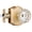 Brushed Brass-Passage, variant on Brushed Brass Passage Crystal Door Knob