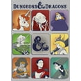 thumbnail image 2 of Junior's Dungeons & Dragons Cartoon Character Panels  Graphic Tee Athletic Heather Small, 2 of 3