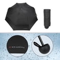 thumbnail image 2 of Air Canada Micro Compact Travel Umbrella with UPF 50 Sun Protection Black One Size, 2 of 6