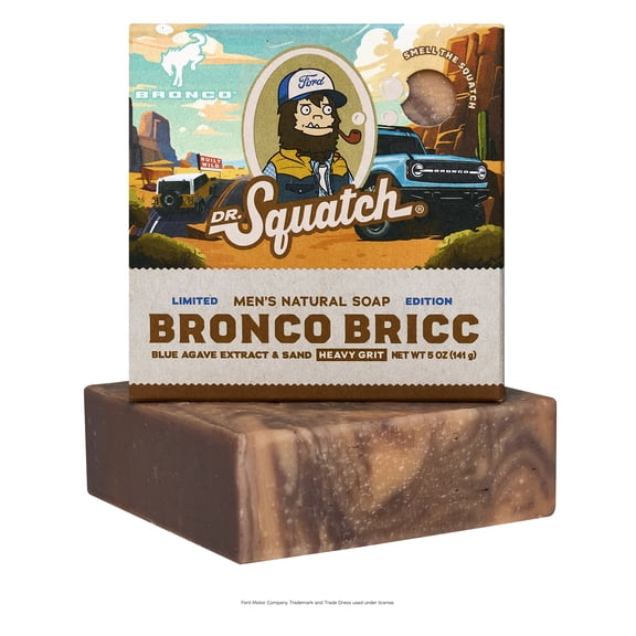 Dr. Squatch Mens Bar Soap, Natural Bar Soap for Men, Limited Edition Gifts for Men, Brionco Bricc, 5 Oz