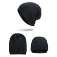 thumbnail image 4 of Mgmyaa Men's Star Patch Winter Beanie Hat Warm Knit Skull Cap Outdoor Cold Weather Headwear Unisex Casual Pullover Beanies, 4 of 9