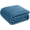 Sea Blue, variant on 3 Layer Jacquard Throw Blanket - 50x70 Inch Soft Fleece with Wave Pattern, Brown Plush Cozy Blanket for Sofa, Couch, Bed & Chair, All Season Decorative Blanket for Living Room & Bedroom