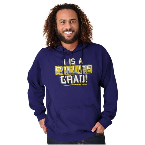 College Grad Class Degree Educated Hoodie Sweatshirt Women Men Brisco Brands X