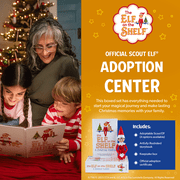 The Elf on the Shelf: A Christmas Tradition – Boy Scout Elf with Blue Eyes and Storybook
