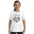 thumbnail image 5 of Cute Edgy Love Me Heart Romantic Girls Kids T Shirt Tees Teen Brisco Brands L, 5 of 6
