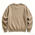 thumbnail image 5 of ZHOGXU Baby Boys Girls Halloween Pullover Pumpkin Black Cat Print Crewneck Sweatshirts Kids Outerwear Tops Vacation Travel,Khaki,1-2 Years, 5 of 5