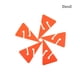 thumbnail image 5 of Wosthever 5 uds Logos geometría tres plástico señal segura que indica pequeño ligero reemplazo de señal bajo el agua Deportes acuáticos Naranja, 5 of 6