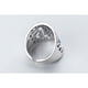 thumbnail image 5 of Qarigey Anillo de dedo vintage de metal para mujer, anillos de joyería llamativos y a la moda para mujer, anillo de plata vintage Type3 NO3, 5 of 6