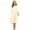 Beige, variant on Zeagoo Women's Elegant Dress Round Neck 3/4 Sleeve Midi Dress Womens Casual A Line Dresses