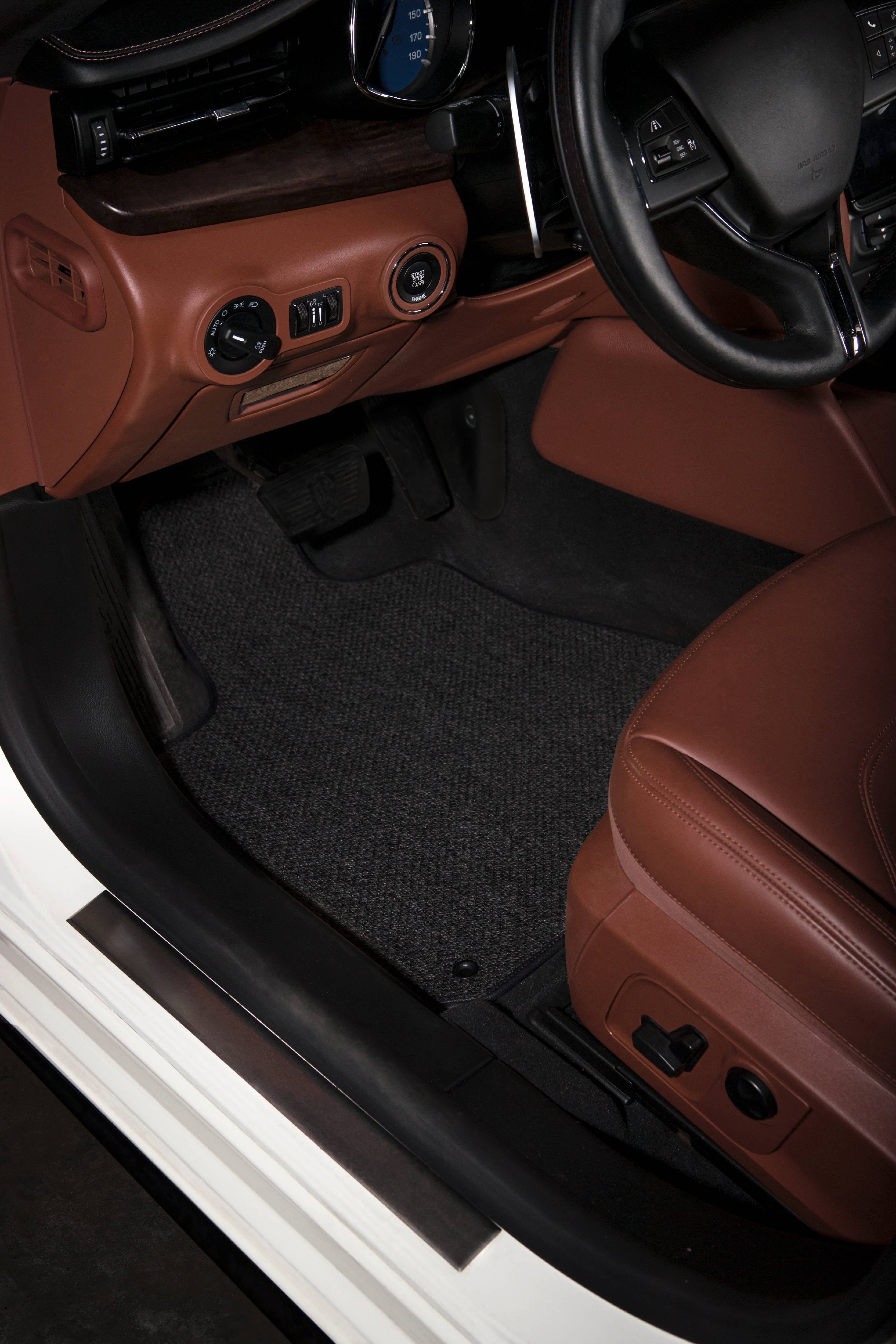 GGBAILEY Chevrolet Silverado 1500 (Extended Cab) Charcoal All-Weather Textile™ Car Mats, Custom Fit for 2010, 2011, 2012, 2013, 2014, 2015, 2016, 2017, 2018 - Driver, Passenger & Rear Mats