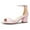 Blush Vegan Patent Leather, variant on Daisy Block Heel Sandals, Ankle Strap Block Heels Open Toe Dress Shoes, Chunky Heels Comfortable and Stylish for Women
