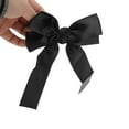 thumbnail image 5 of Unique Bargains 1 Pc Solid Bow Ribbon Duckbill Hair Clips Hairdo Clip Black, 5 of 5