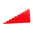 thumbnail image 1 of Bunblic Numerical Rods Early Learning Blocks Family 1 to 10 Party Educational Math Toy Kids Learn Toy for Birthday Gift 4-6 Years Old Red, 1 of 8