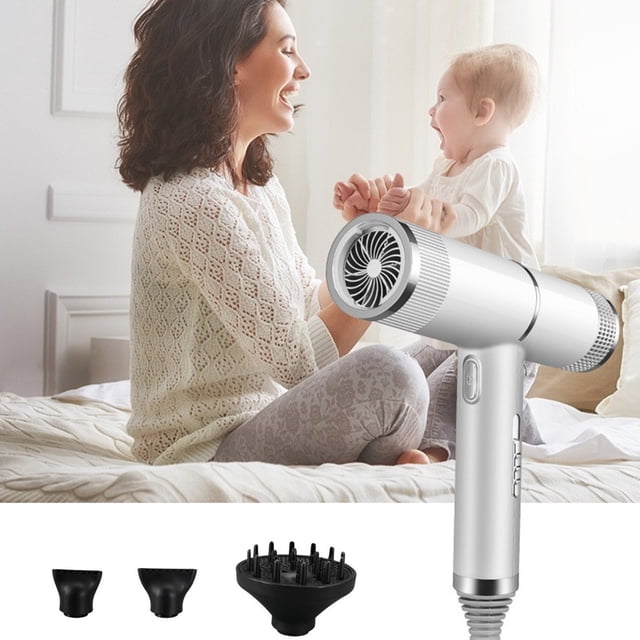 mtvxesu Hair Dryer, Lightweight Travel Hair Dryer For Normal And Curly Hair, Including Curly Hair Styling Nozzle Hair Dryer Smart Inverter High Power Sale