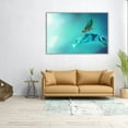 thumbnail image 2 of Dragonfly on Leaf With A Drop of Morning Dew - Wrapped Canvas Print Wall Art | 60" W x 40" H, 2 of 4