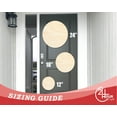 thumbnail image 3 of Unfinished Circle Door Hanger | DIY Craft Cutout | Door Hanger 24" / 1/8", 3 of 3