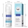 thumbnail image 2 of Eyelash & Eyebrow Cleansing Lash Extension Cleanser 50ml Gentle & Easy To Rinse Travel Face Wash, 2 of 8