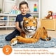 thumbnail image 2 of Peluche realista de Melissa & Doug Tiger, de más de 5 pies, 2 of 15