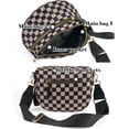 thumbnail image 4 of Checkered Crossbody Bag Bum Bag for Women Spacious Fanny Packs Belt Bag, 4 of 6