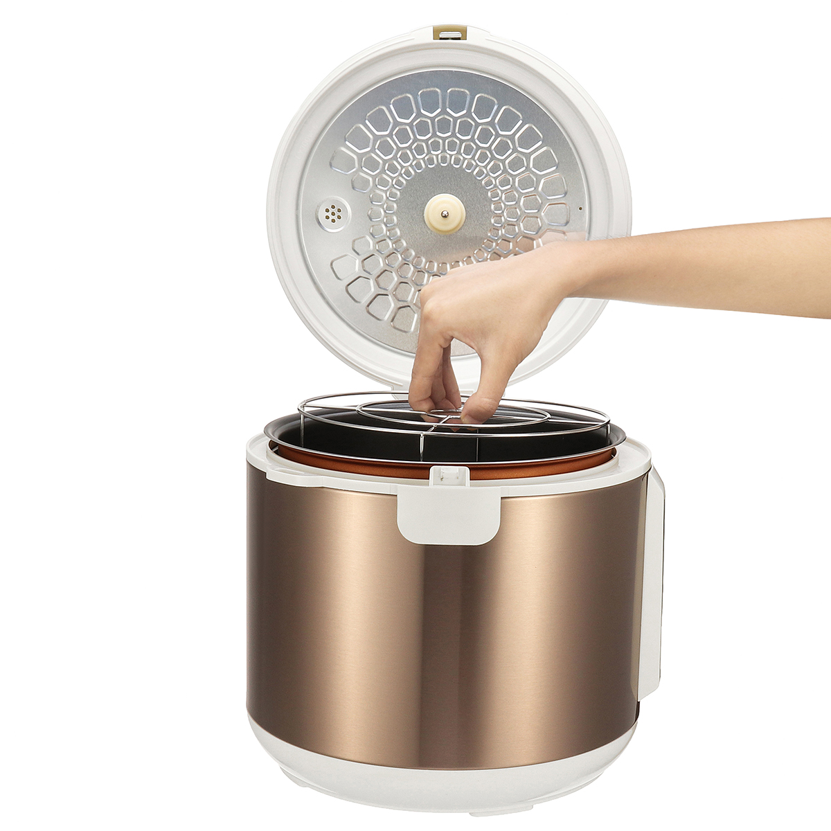 Machine à Fermentation D'ail Noir Automatique 5L - 90W, Température Réglable 30-85°C - Pour Ail Noir, Yaourt, Kimchi, Etc.