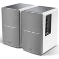 thumbnail image 2 of Edifier R1280DB Powered Bluetooth Bookshelf Speakers - Optical Input - Wireless Studio Monitors - 4 Inch Near Field Speaker - 42w RMS - Wood Grain (White), 2 of 5