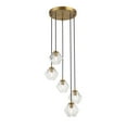 thumbnail image 4 of Trade Winds Lighting 5-Light Chandelier In Natural Brass, 4 of 6