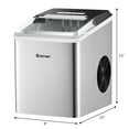 thumbnail image 2 of Costway Stainless Steel Ice Maker Machine Countertop 26Lbs/24H Self-Clean W/ Scoop New, 2 of 10