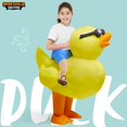 thumbnail image 3 of Disfraz Inflable para Niños que Montan un Unicornio Zombie de Spooktacular Creations., 3 of 3