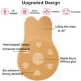 thumbnail image 2 of Invisible Bra Adhesive Strapless Push Up Backless Lift Nippleless Covers Rabbit Breast Pasties, 2 of 6