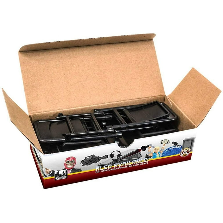 ULTIMATE WWE Playset: Black Ladder, Table & Chairs for