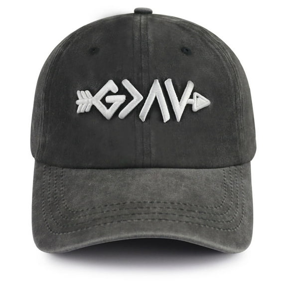 God is Greater Than The Highs and Lows Hats for Women men, Funny Adjustable Cotton Embroidered Christian Baseball Cap
