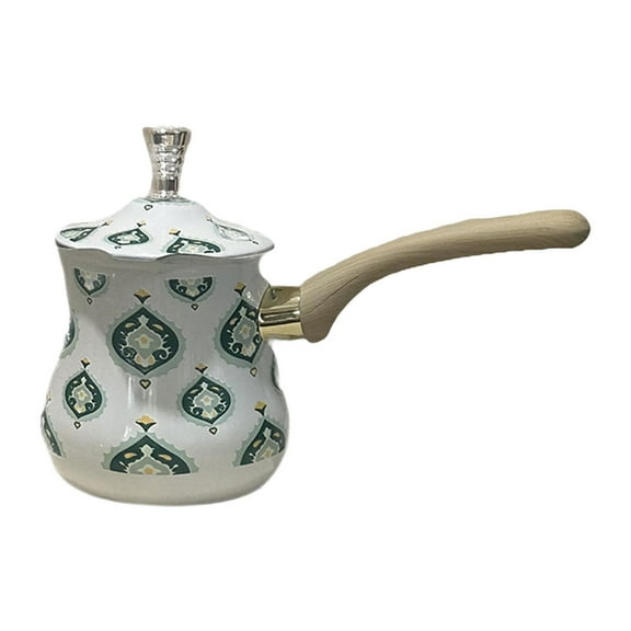 yotijay Turkish Coffee Pot Portable Butter Warmer Pot for Kitchen Camping Restaurant 720ml