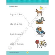 Evan-Moor At-Home Tutor: Reading, Kindergarten Workbook