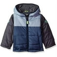 thumbnail image 2 of Osh Kosh Boys 4-7 Heavyweight Colorblock Puffer Coat(Orange 7), 2 of 2
