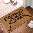thumbnail image 1 of YEJIMAN Clearance Fun Choice Mat Holiday Mat Welcome Door Mat Polyester Door Mat, 1 of 4