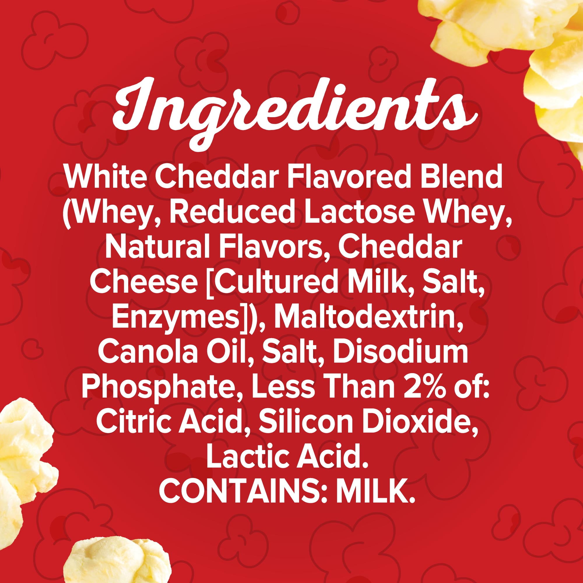 (3 pack) Orville Redenbacher's White Cheddar Flavored Popcorn Seasoning, 2.6 oz.