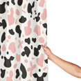 thumbnail image 4 of Bathroom Partition Shower Curtain 72x72in Bathroom Special Waterproof Mildew Resistant High Temperature With 12 Iron Hooks Simple Cow-Print Pattern_3, 4 of 7