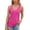 Hot Pink, variant on Sngxgn Women's Camisole Tops Undershirts Spaghetti Strap Tank Top(White,S)